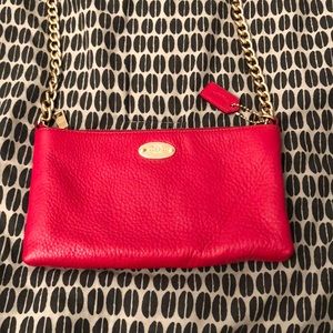 NEW: Red Coach crossbody purse